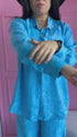 OVERSIZE 2в1 комплект "MISSY" - СИНИЙ